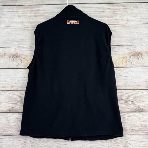FMF‎ Racing Fleece Full Zip Vest Men's Size Large Black - Picture 2 of 11